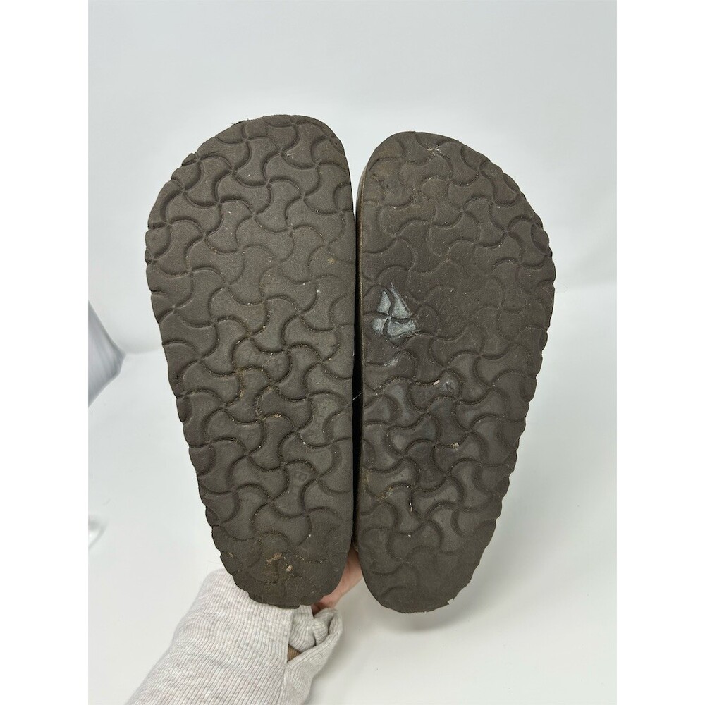 Birkenstock Boston Clogs Tobacco Brown Slip-On Buckle Cork Footbed Size 38 - Picture 11 of 14